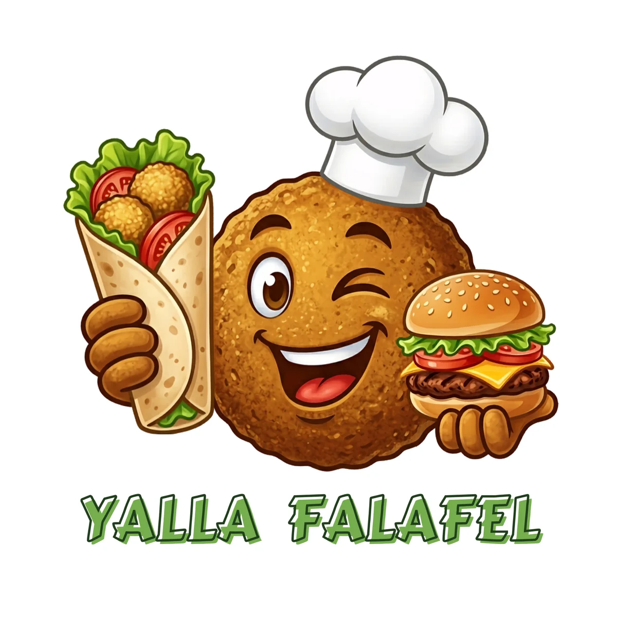 Yalla Falafel Logo